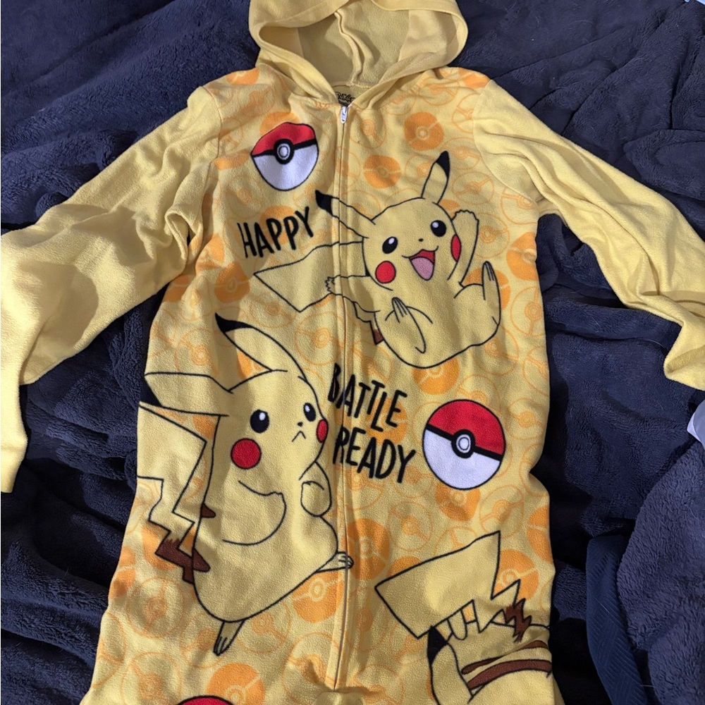 Pokemon Pikachu Kids Pajamas - Yellow